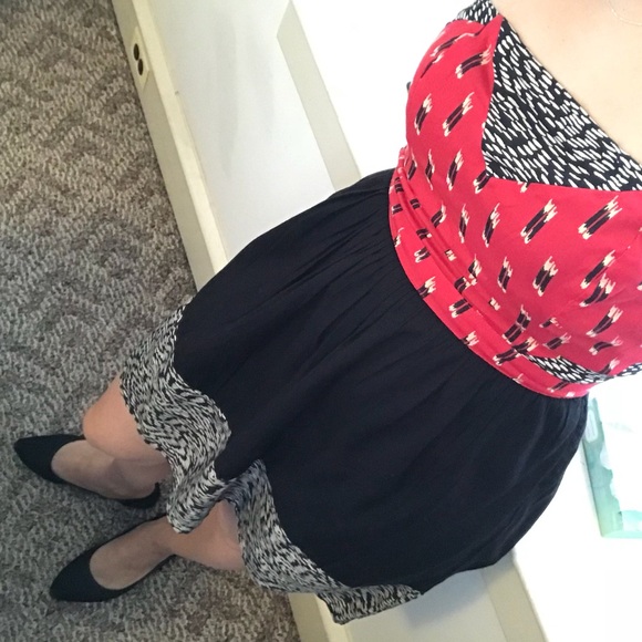 Silence&Noise strapless summer dress.Size Small - Picture 2 of 7